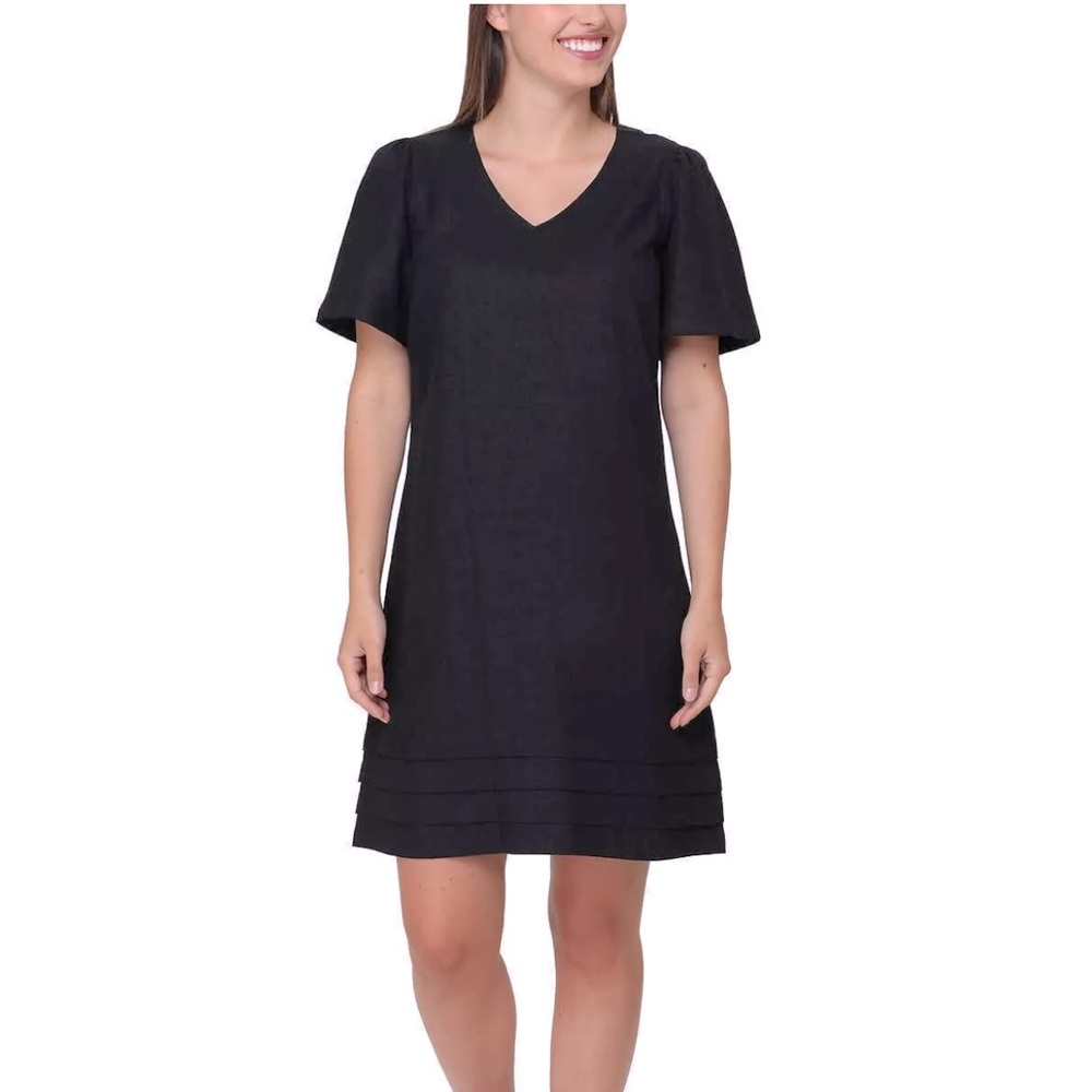 NWT Nicole miller linen a line dress